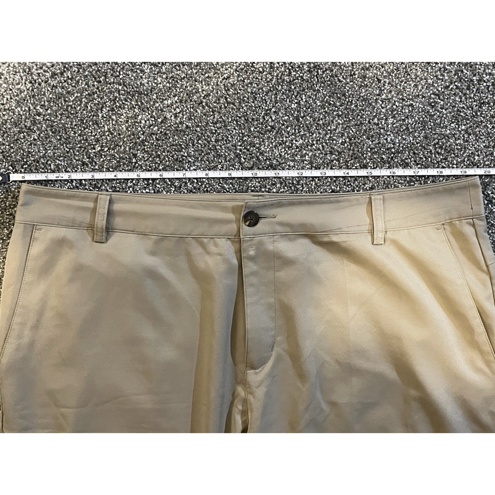 Adidas Golf Shorts‎ Mens 38 Adizero Khaki Tan Performance Chino Flat Front - Picture 7 of 7